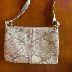 Jewell by Thirty-One Snakeskin Print Bag